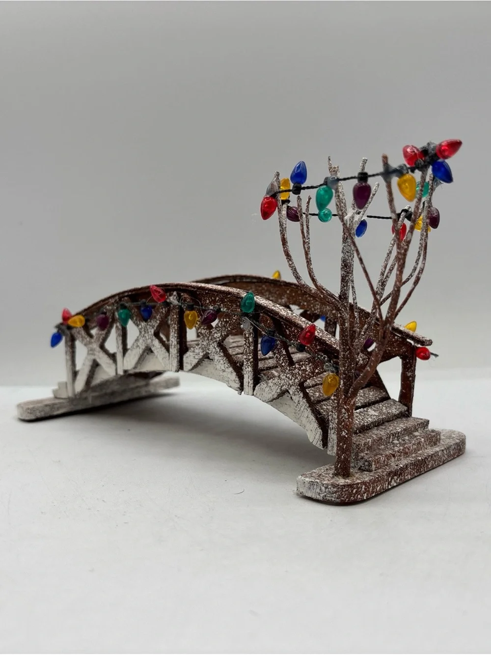 Lemax Village Collection 1991‎ Vintage Dickensvale Collectible Wooden Footbridge